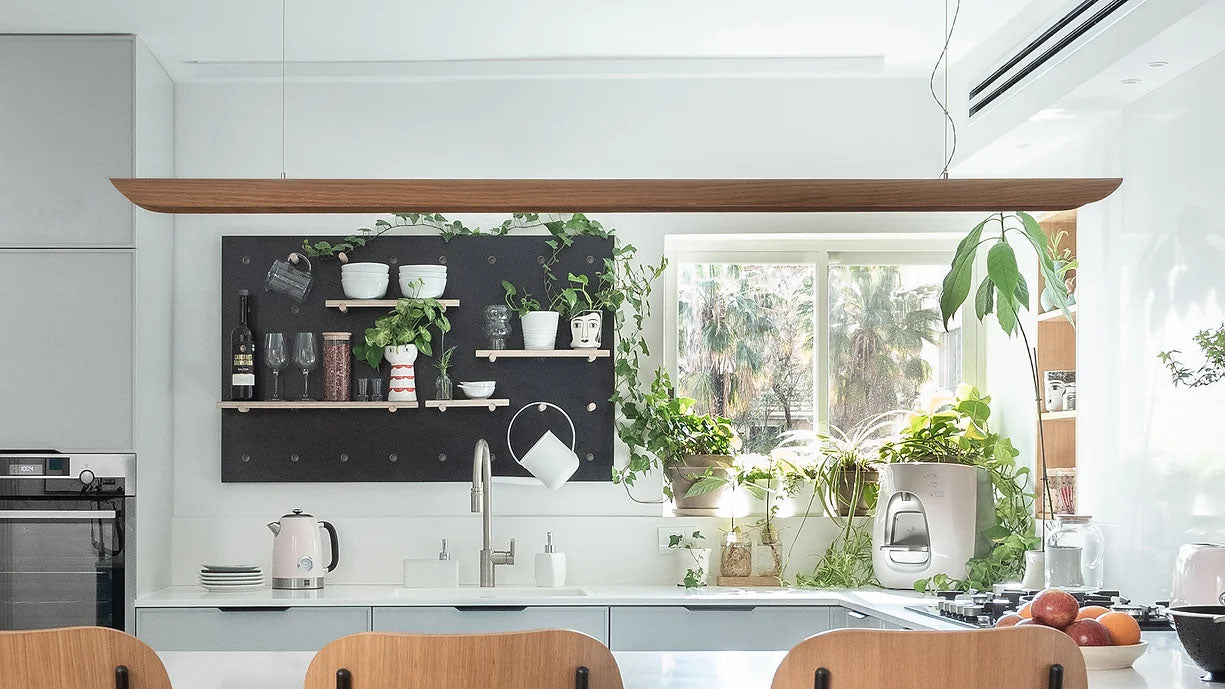 Pendant lamp canoe walnut