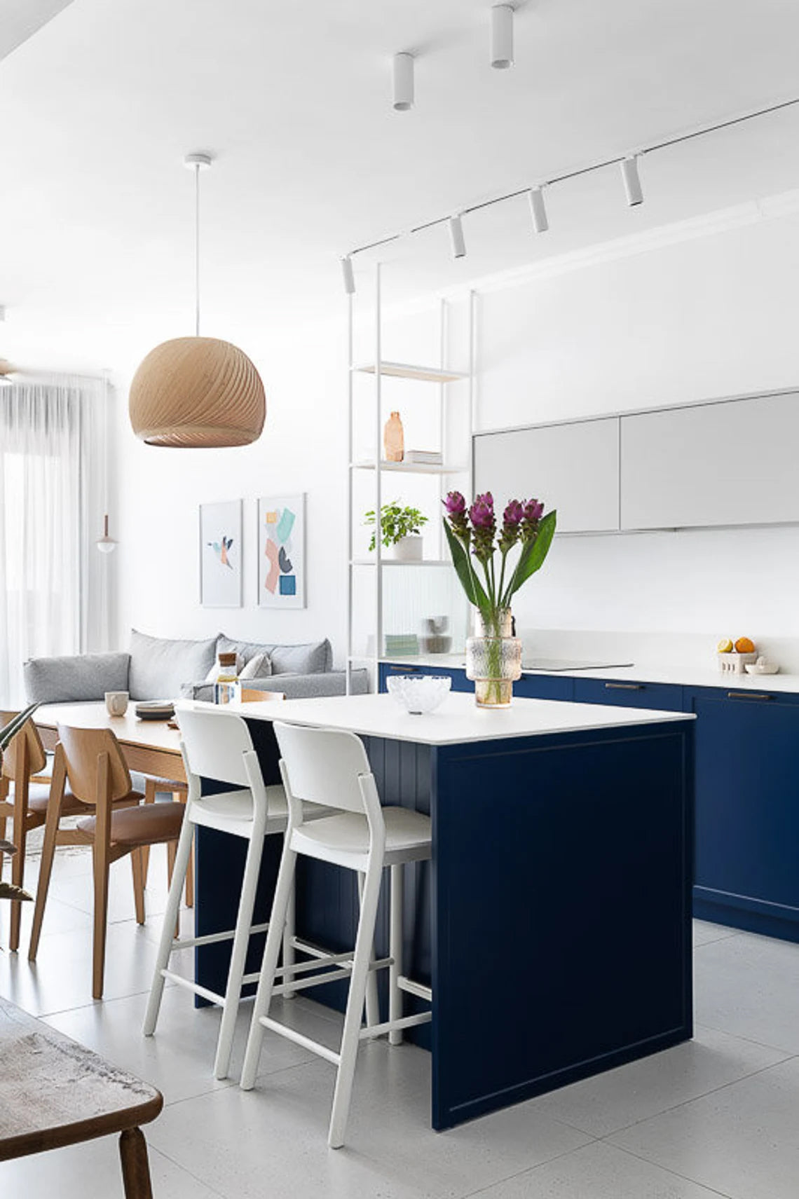 Pendant lamp wind maple