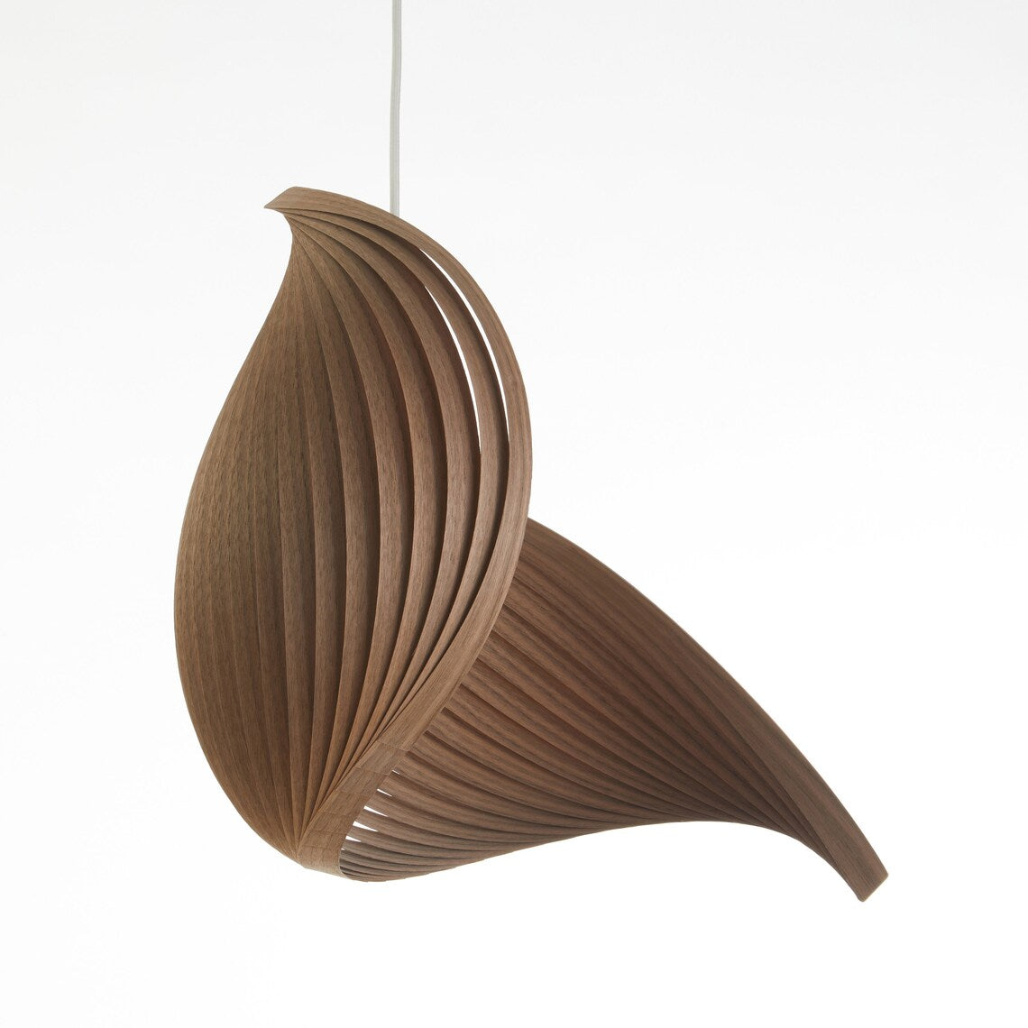 Pendant lamp wing walnut