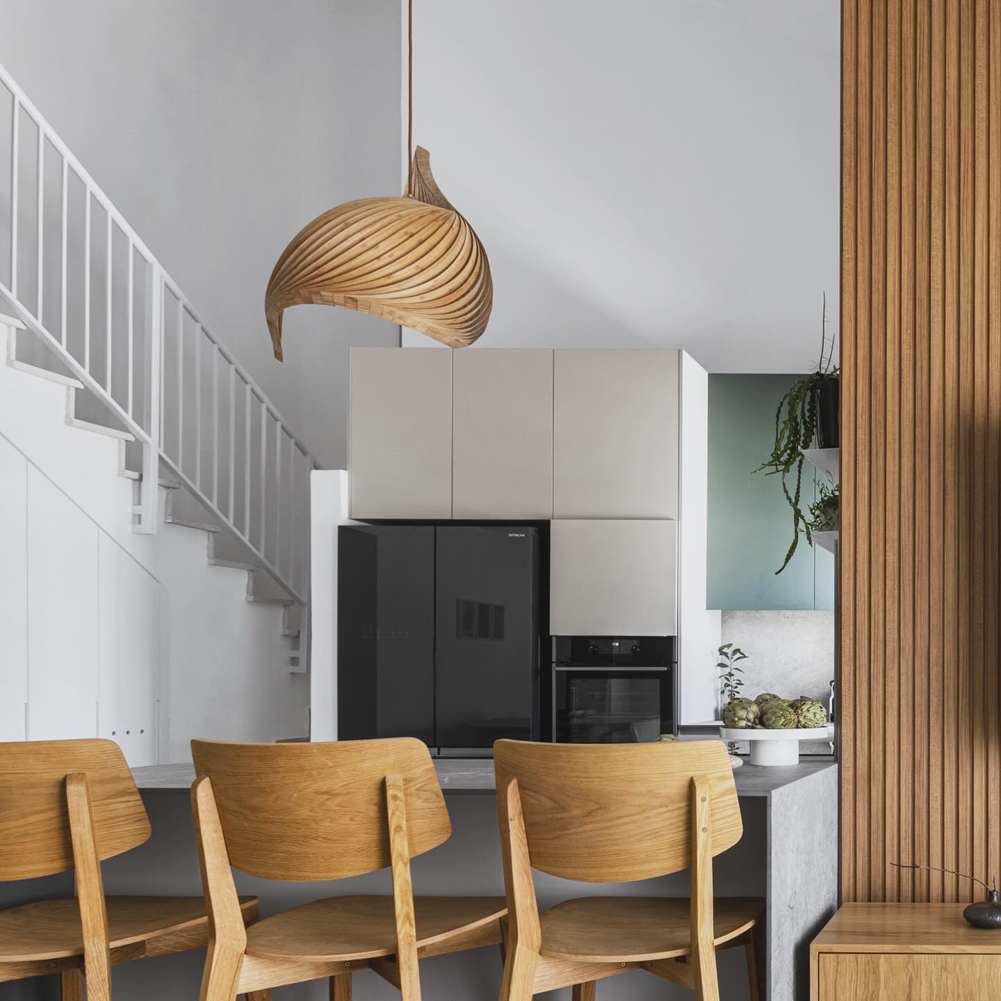 Pendant lamp wing bamboo