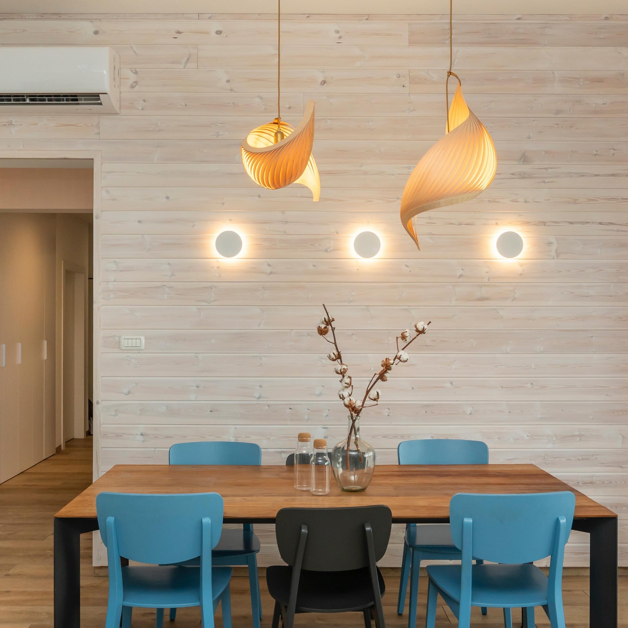 Pendant lamp wing maple