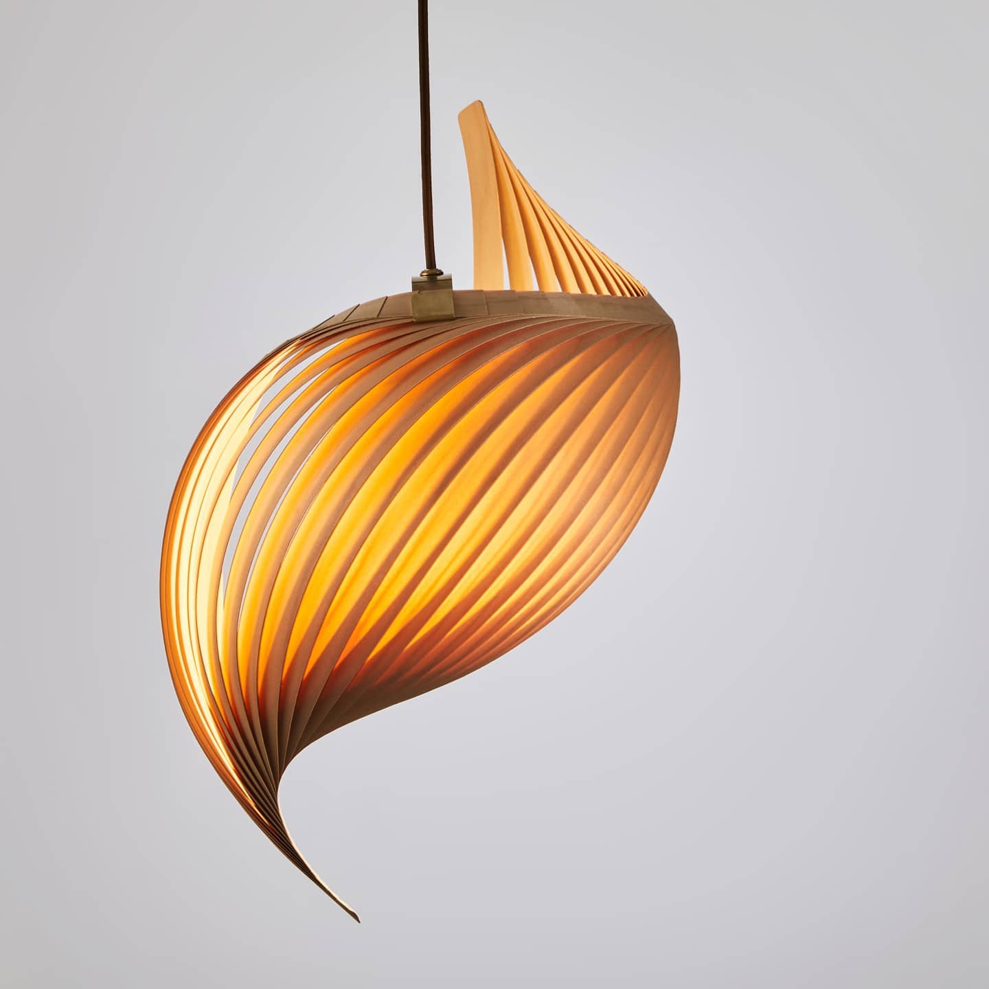 Pendant lamp wing maple