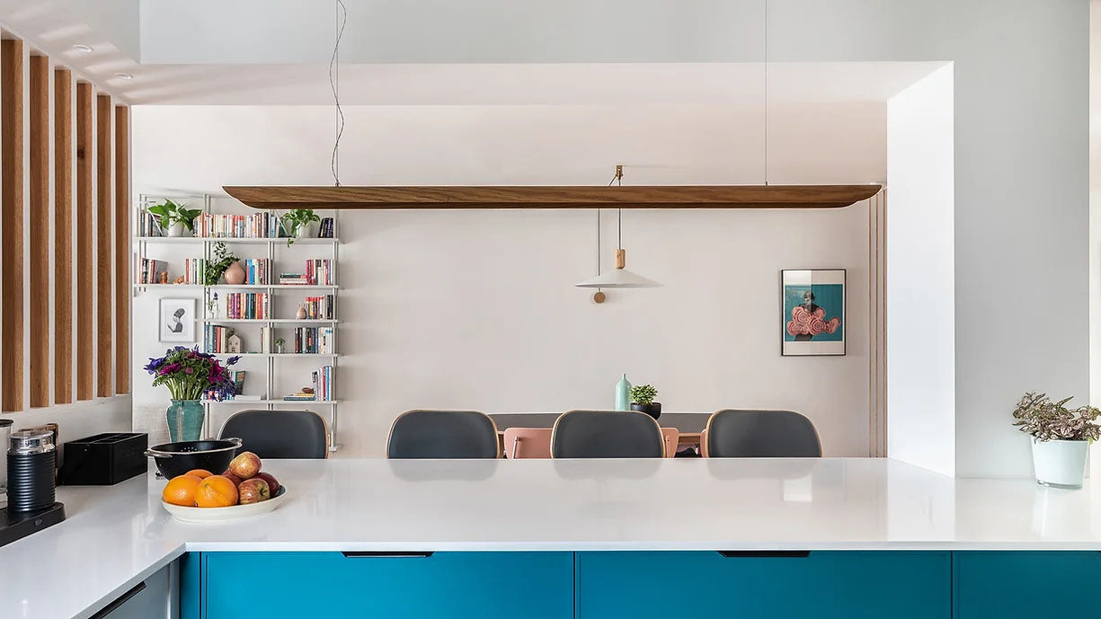 Pendant lamp canoe walnut