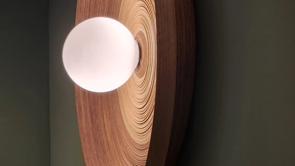 Wall lamp plate