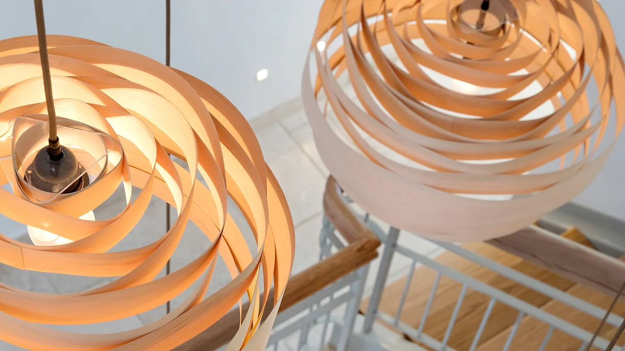 Pendant lamp light cloud maple