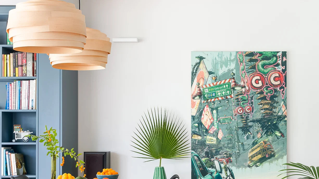 Pendant lamp light cloud maple