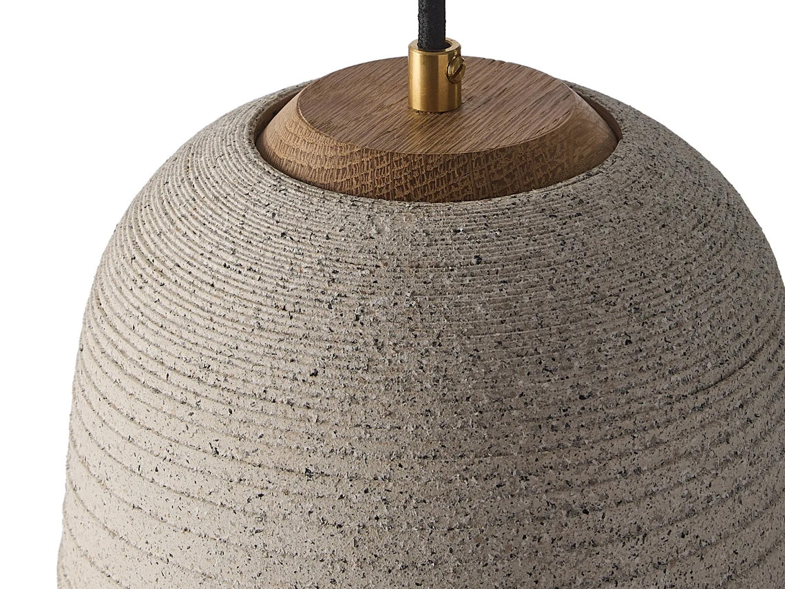 Pendant lamp half a cup