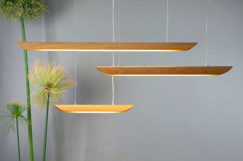 Pendant lamp canoe oak