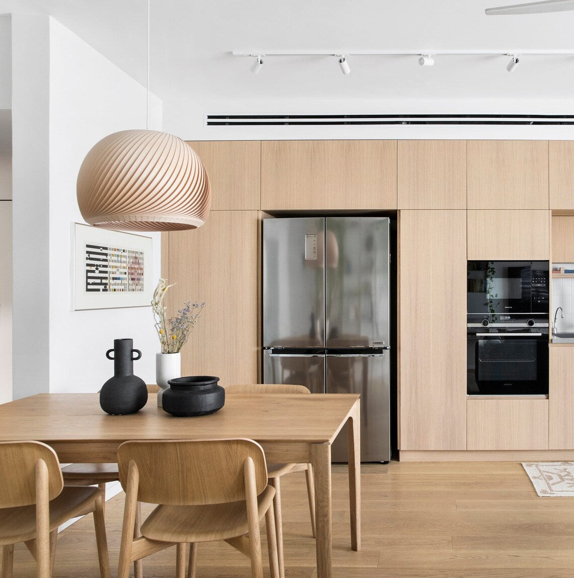 Pendant lamp wind maple