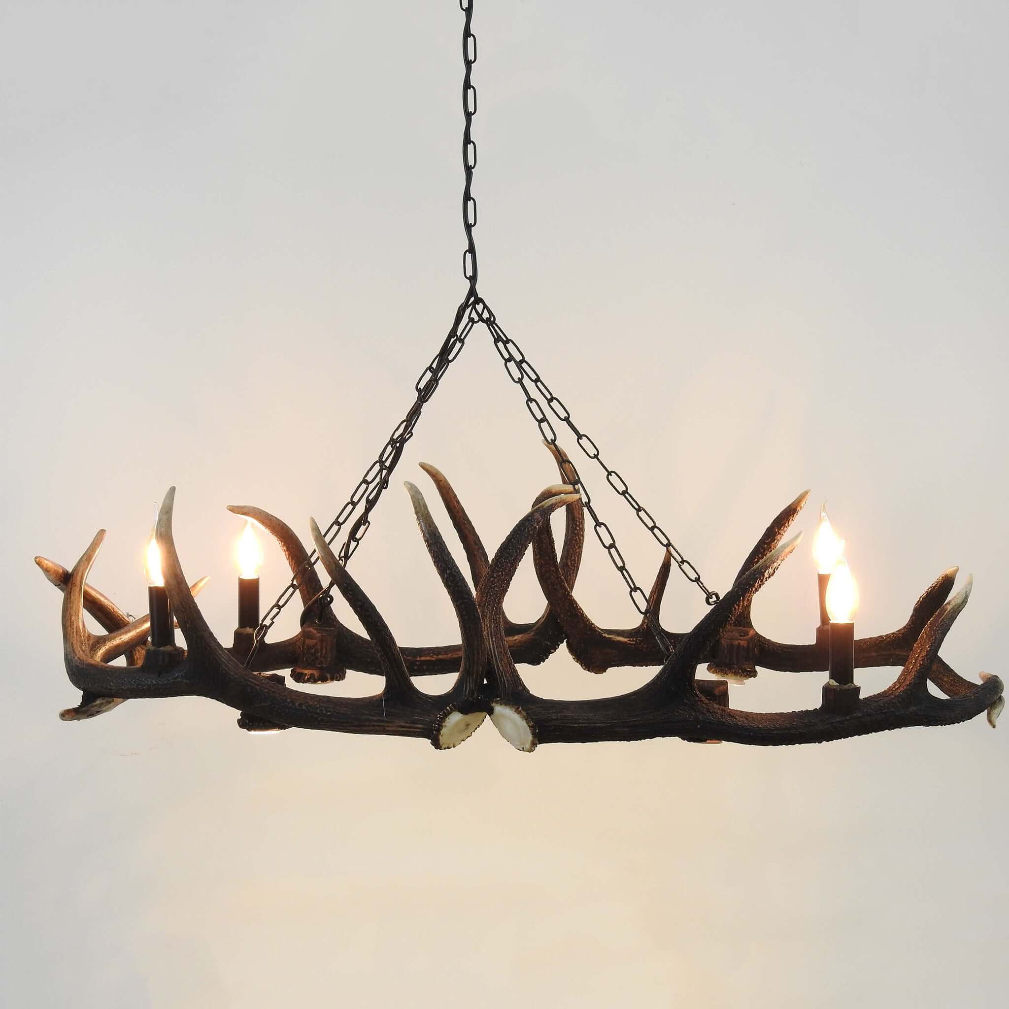 Elipse antler chandelier for 8 lights