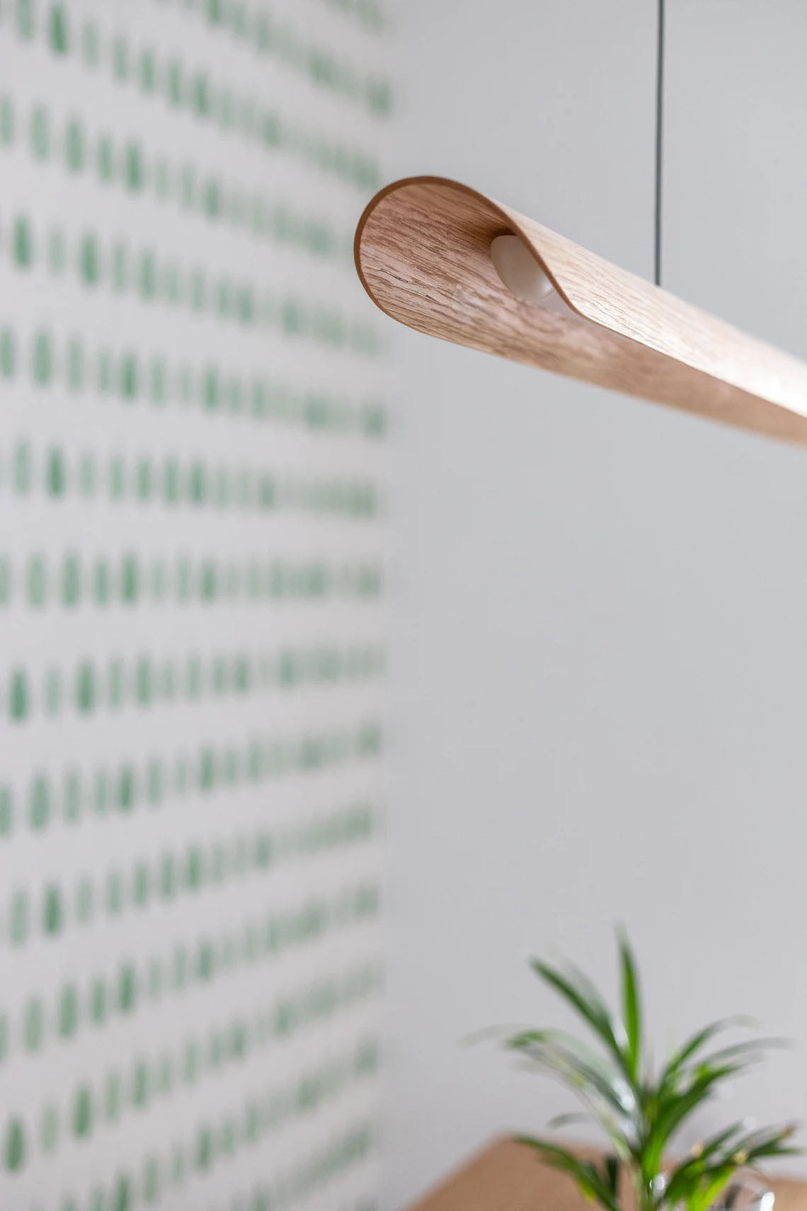 Pendant lamp canoe oak