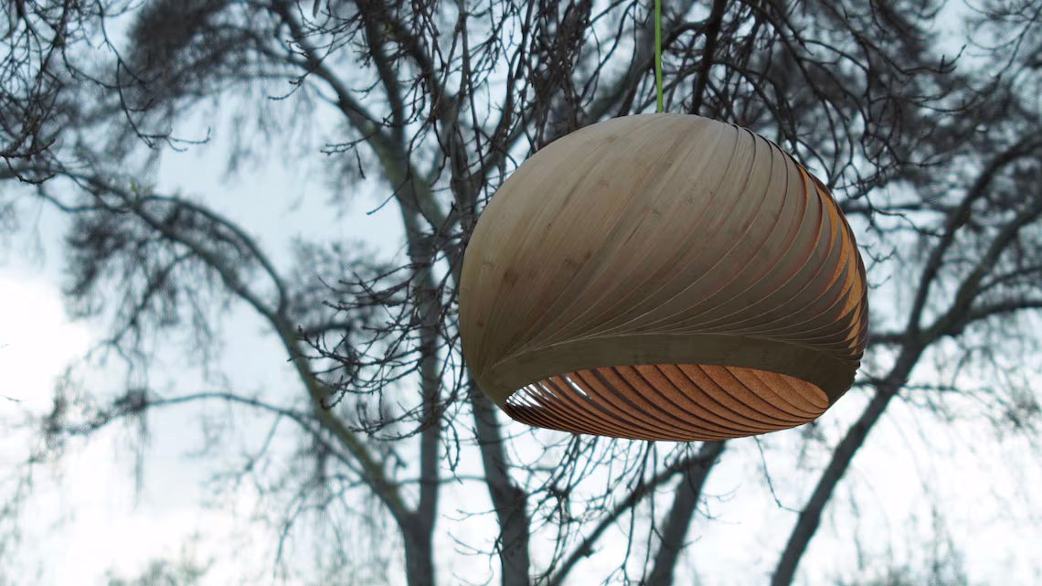 Pendant lamp wind bamboo