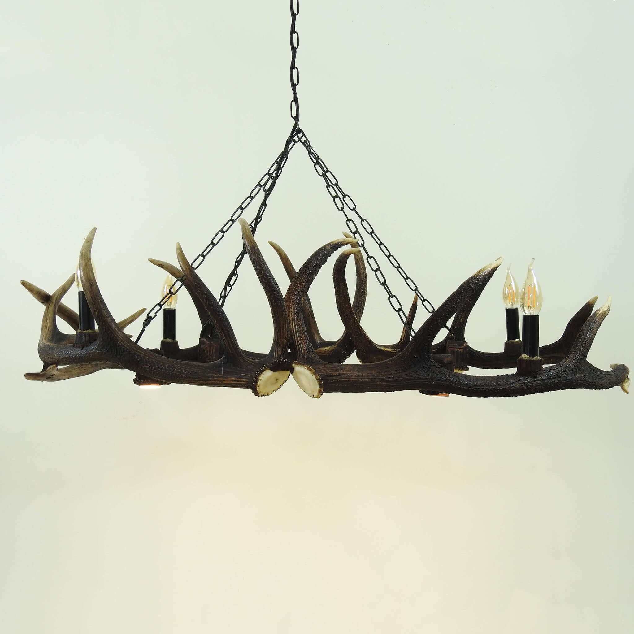 Elipse antler chandelier for 8 lights