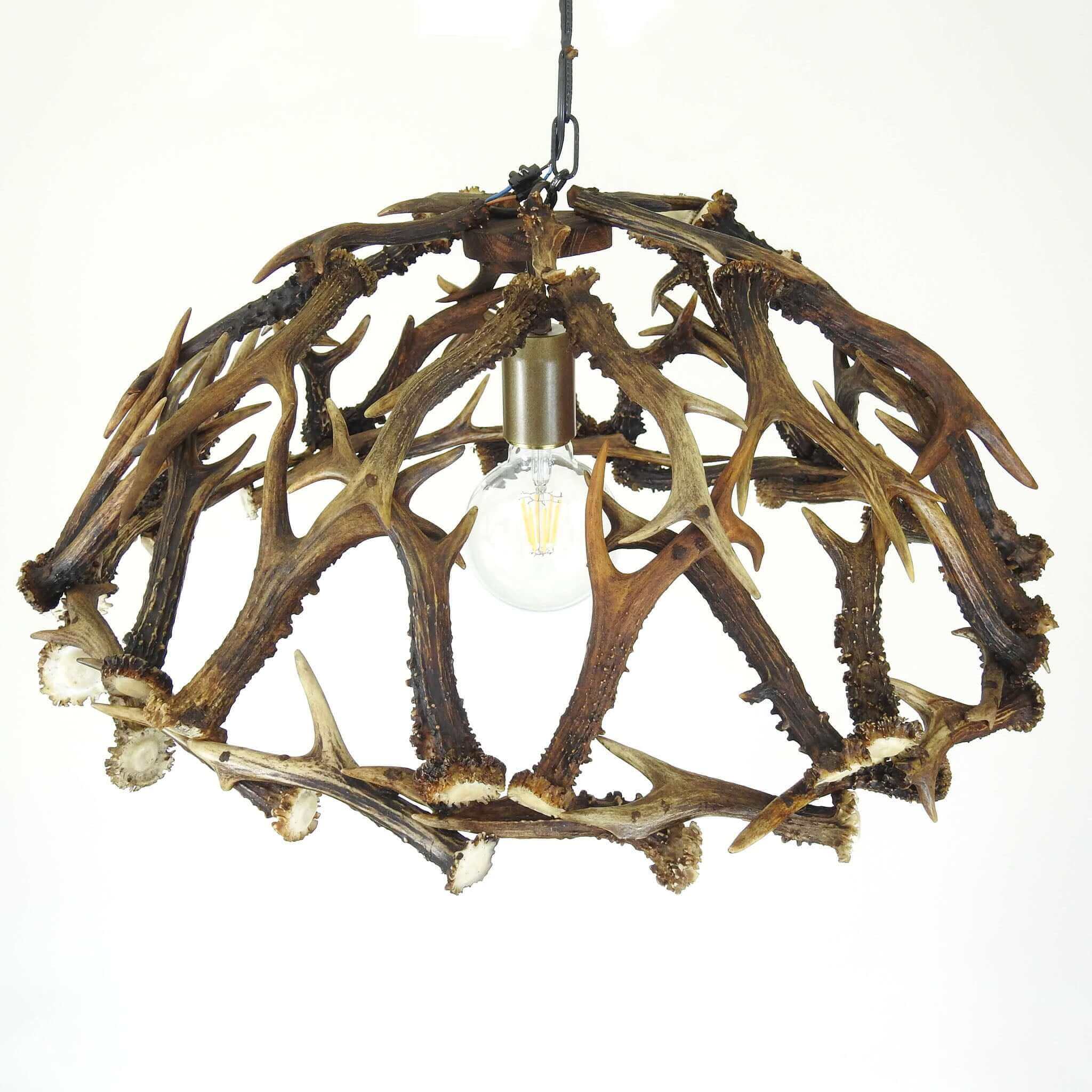 Real antler table ceiling lamp