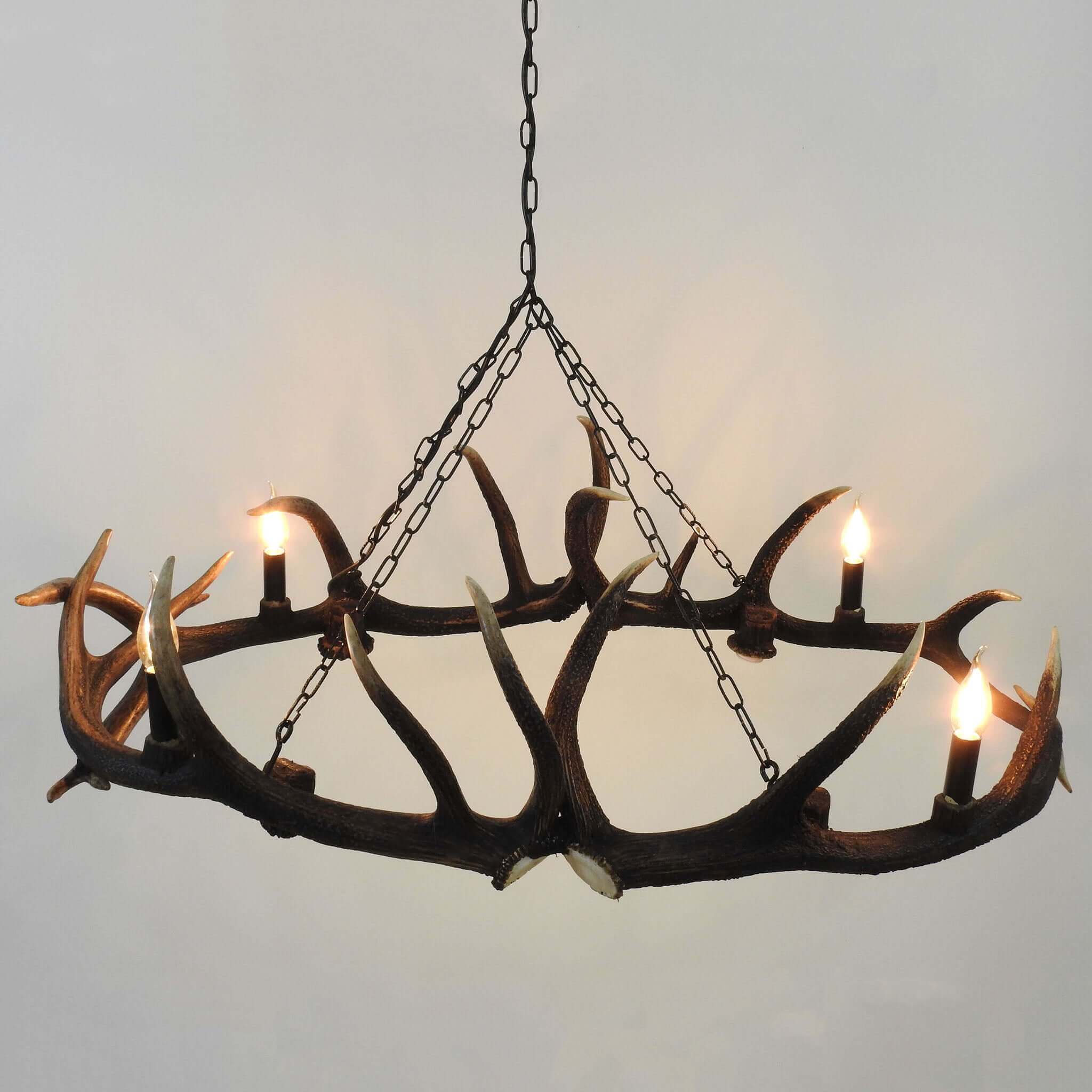 Elipse antler chandelier for 8 lights
