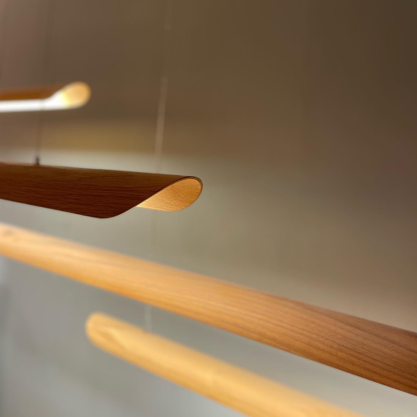 Pendant lamp canoe oak