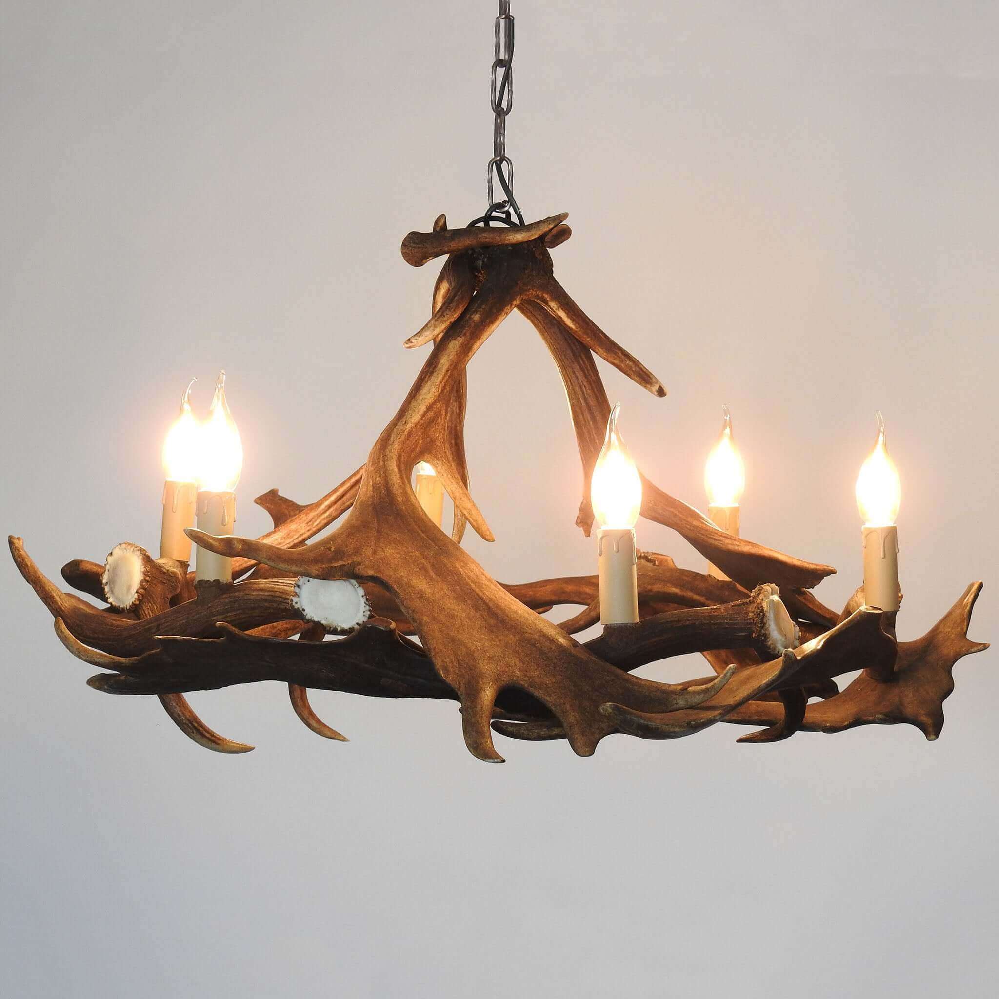 Fallow deer antler chandelier