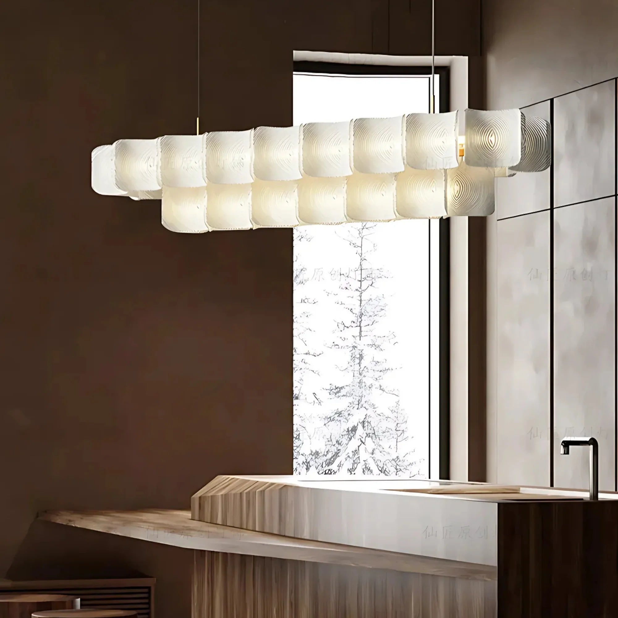 Kyphora sculptural pendant light