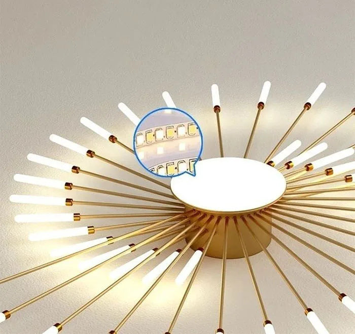 Fireworks LED ceiling light