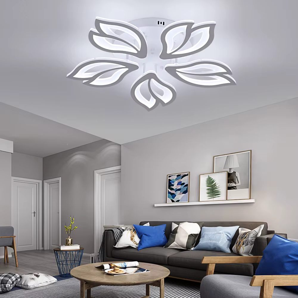 Modern leaf ceiling light