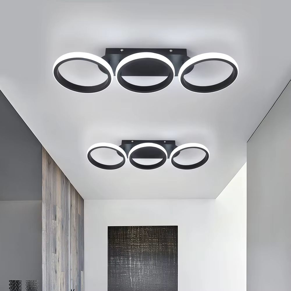 Three circle ceiling light