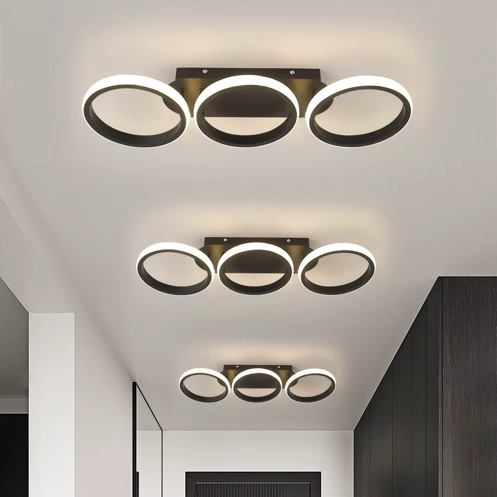 Three circle ceiling light