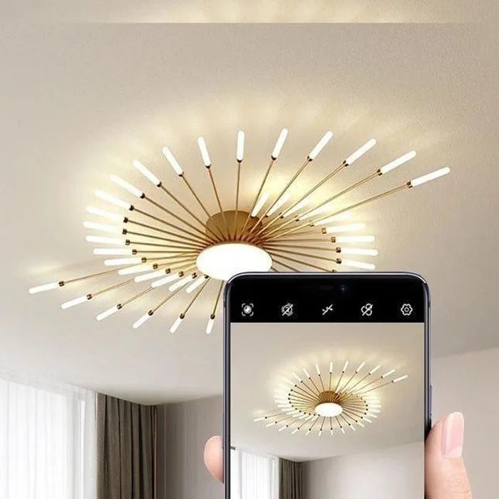 Fireworks LED ceiling light