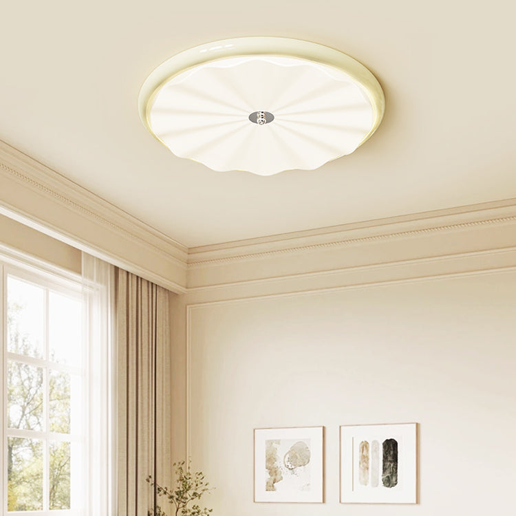 Scandinavian round ceiling light modern acrylic LED chandelier with dimmable design