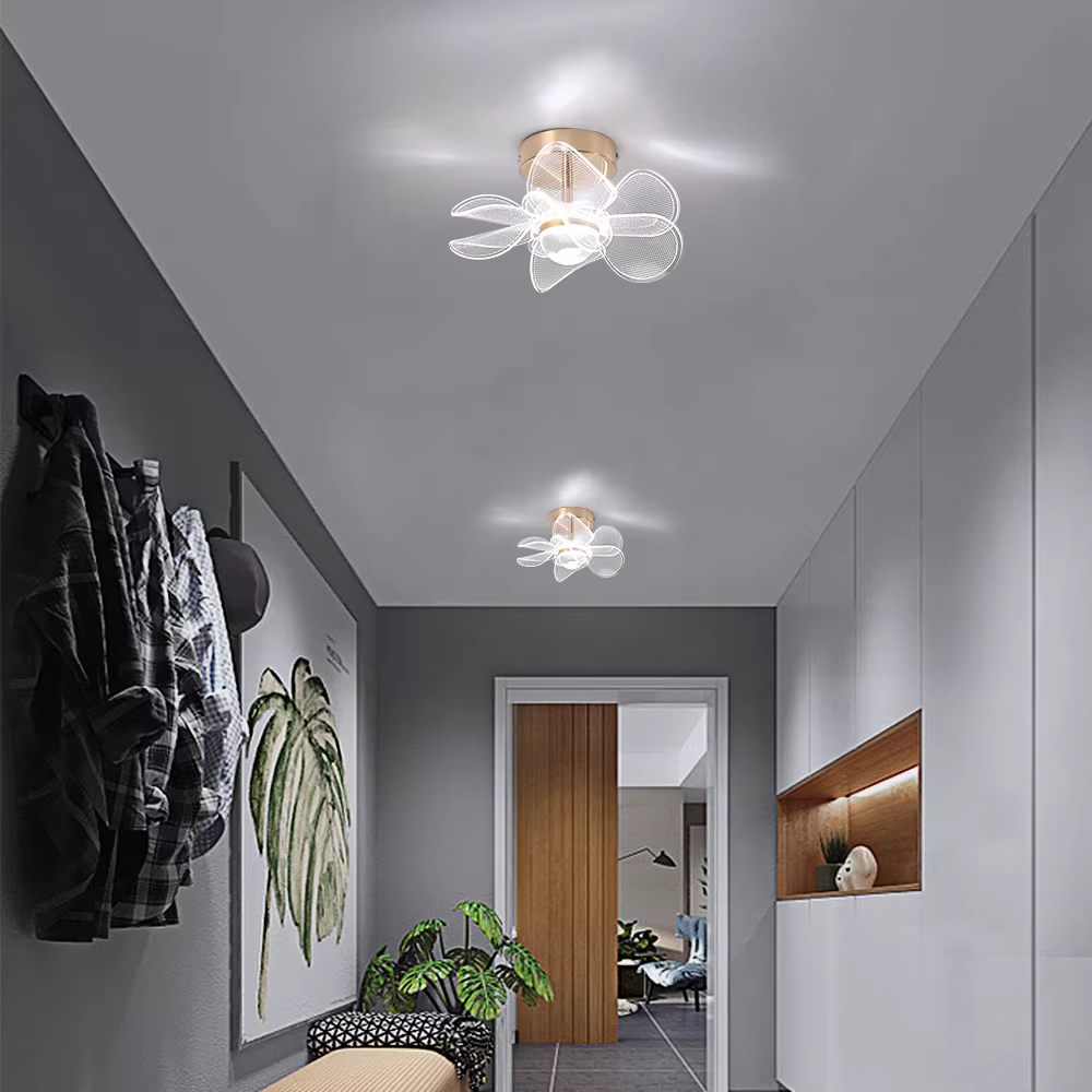 Flower acrylic ceiling light
