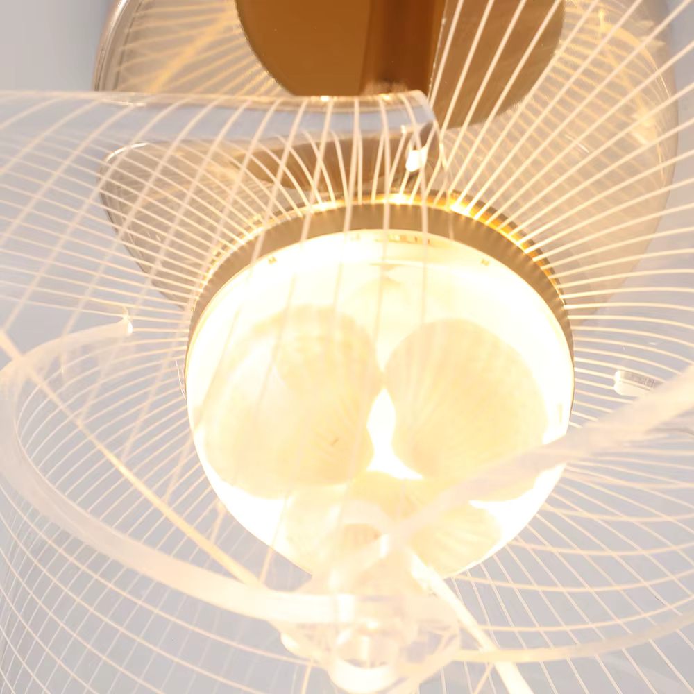 Acrylic ceiling light with LED illumination