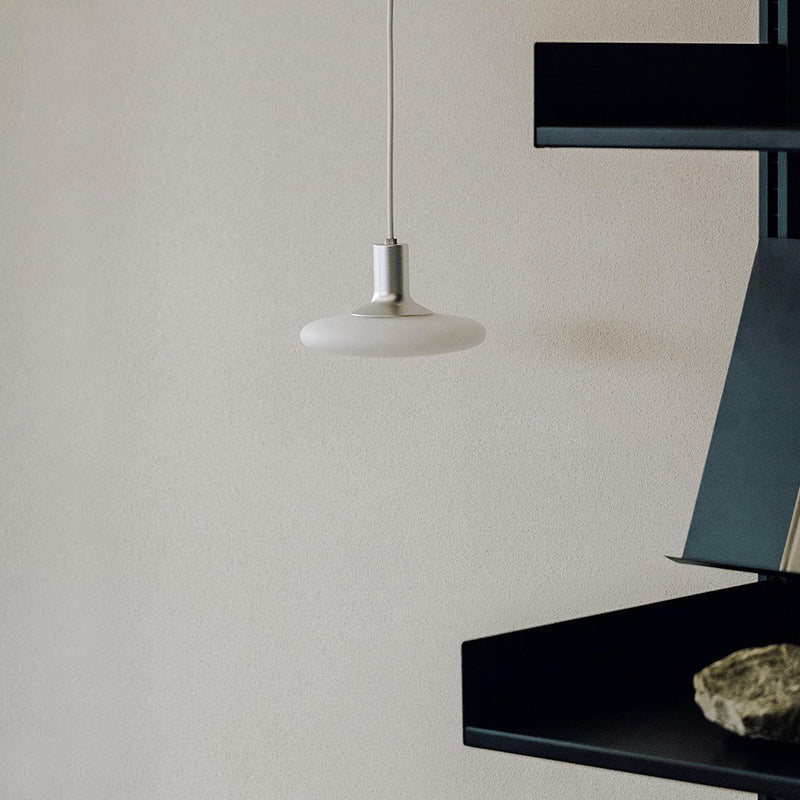 Modern art decor LED pendant light with glass shade for living room and bedroom