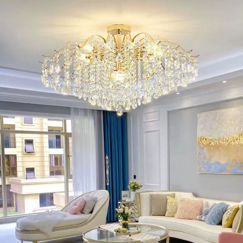 Crystal luxury chandelier for living room