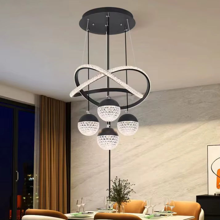 Modern LED pendant chandelier
