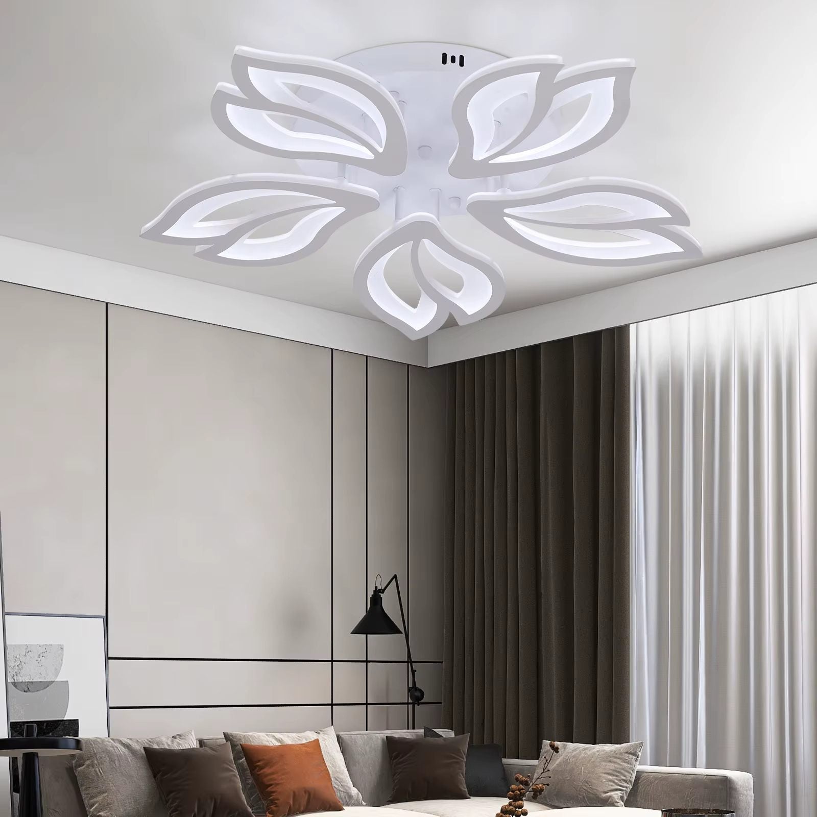 Modern leaf ceiling light