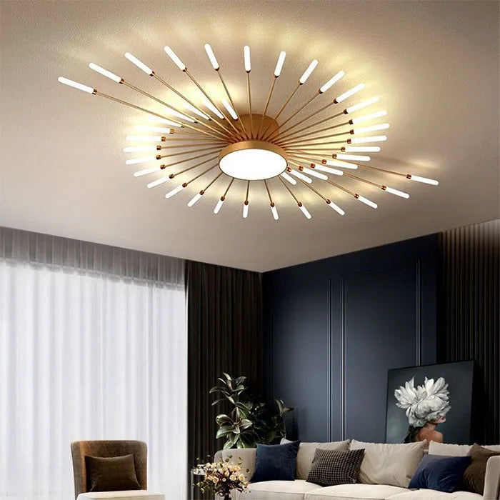 Fireworks LED ceiling light