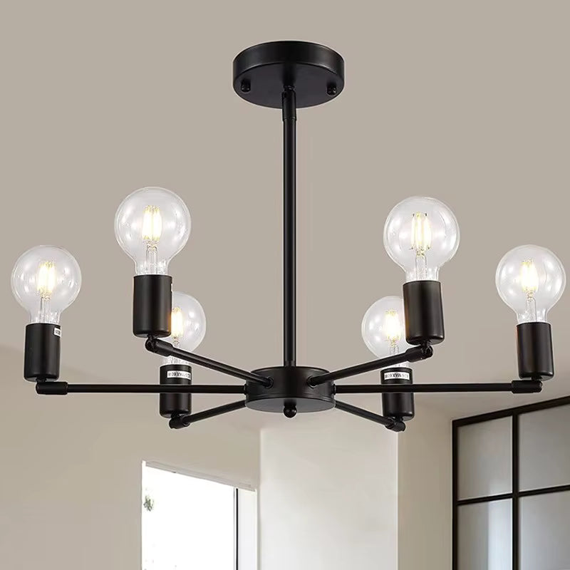 Black & gold modern chandelier