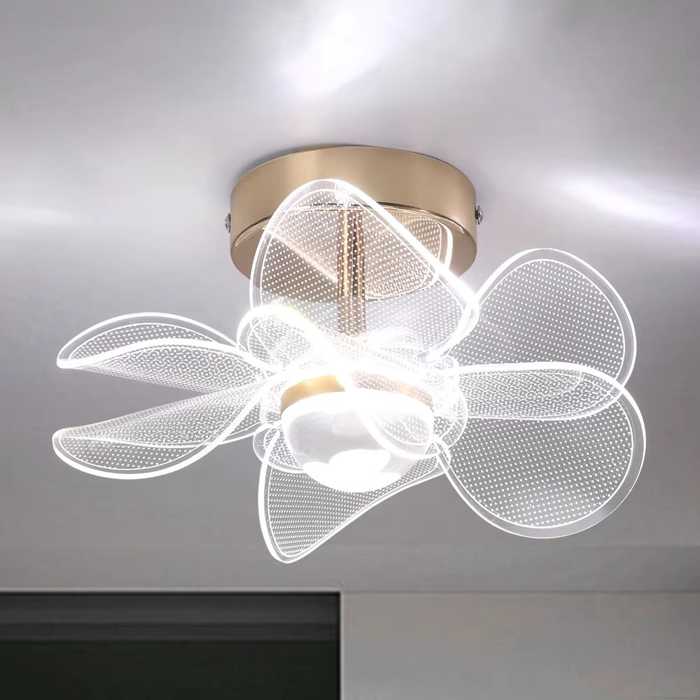Flower acrylic ceiling light