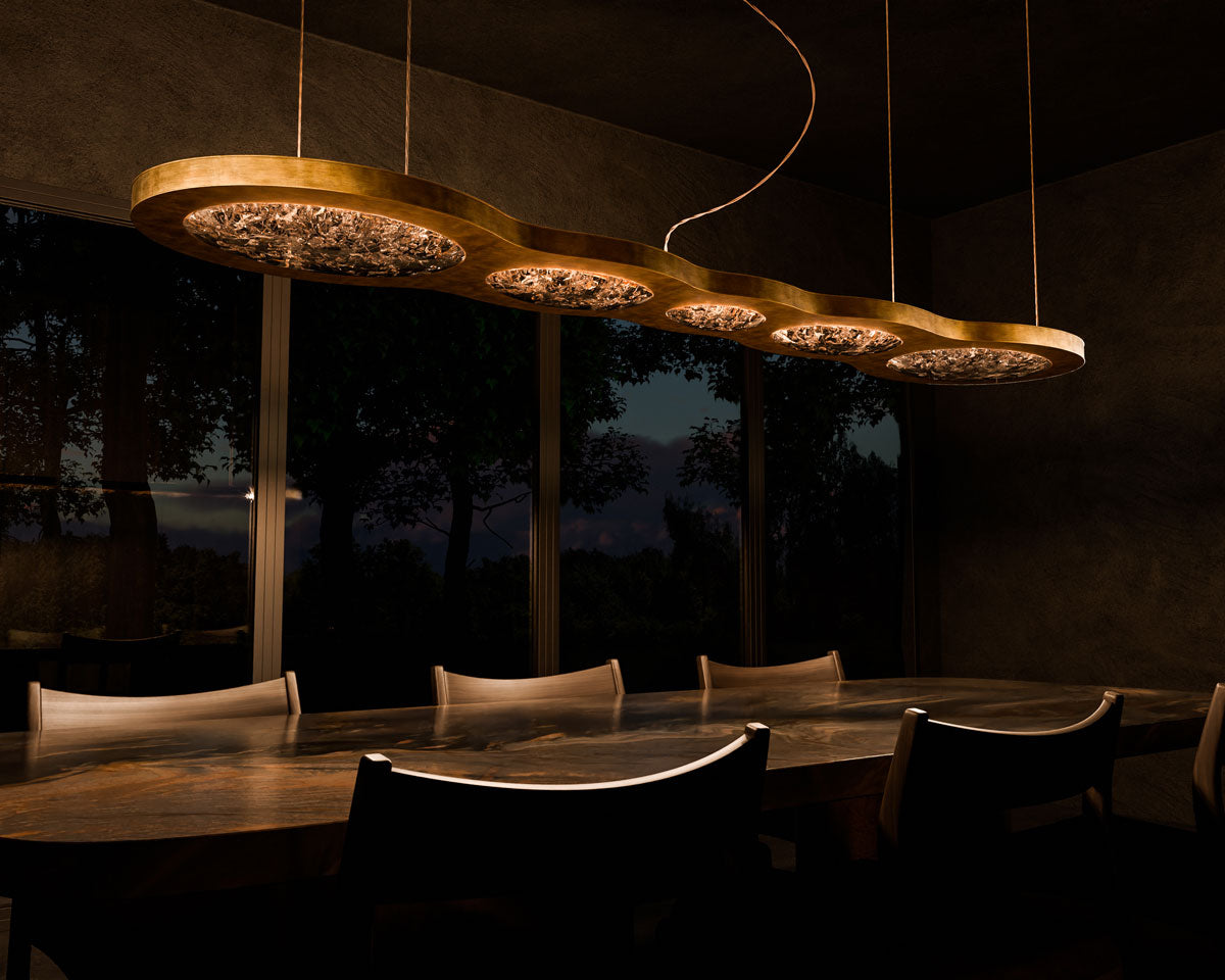 Pendant light lenses