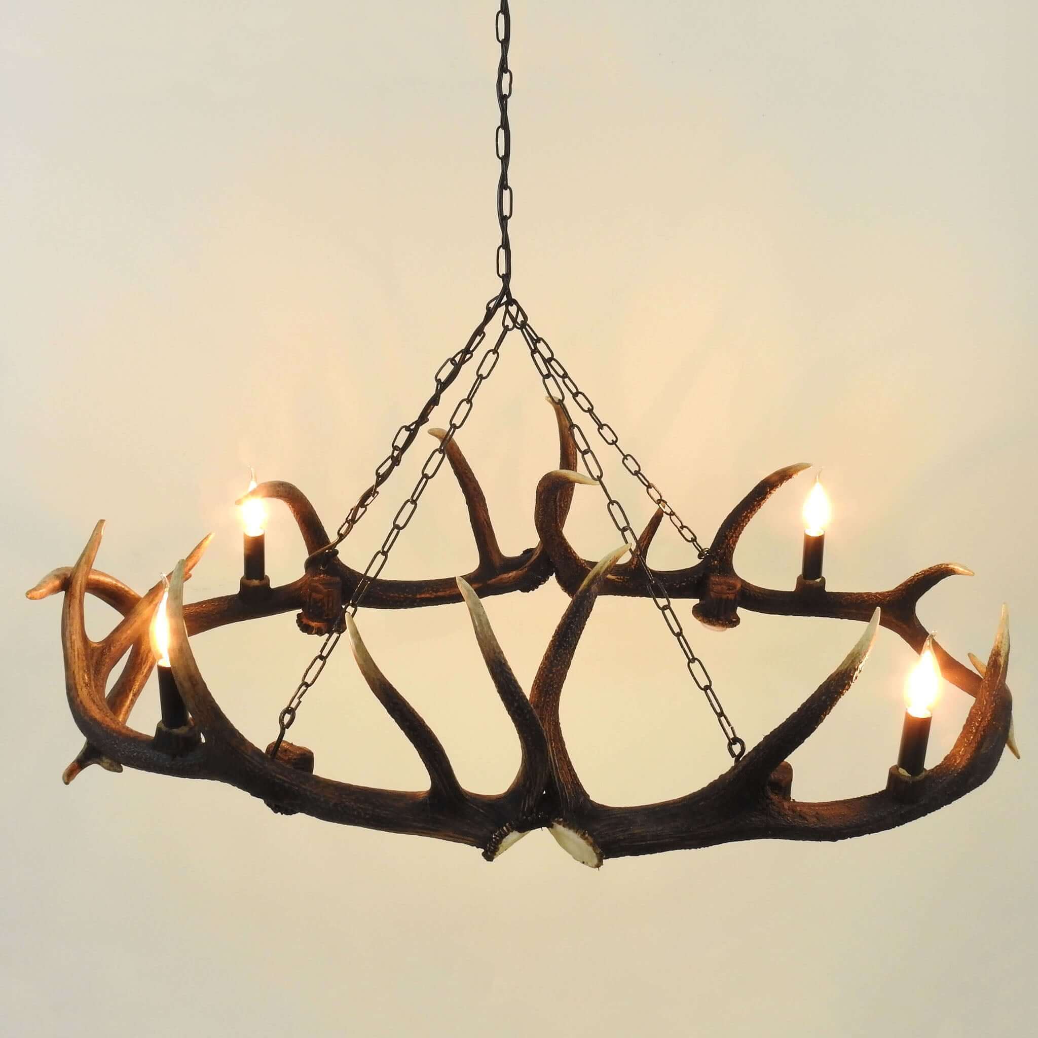 Elipse antler chandelier for 8 lights