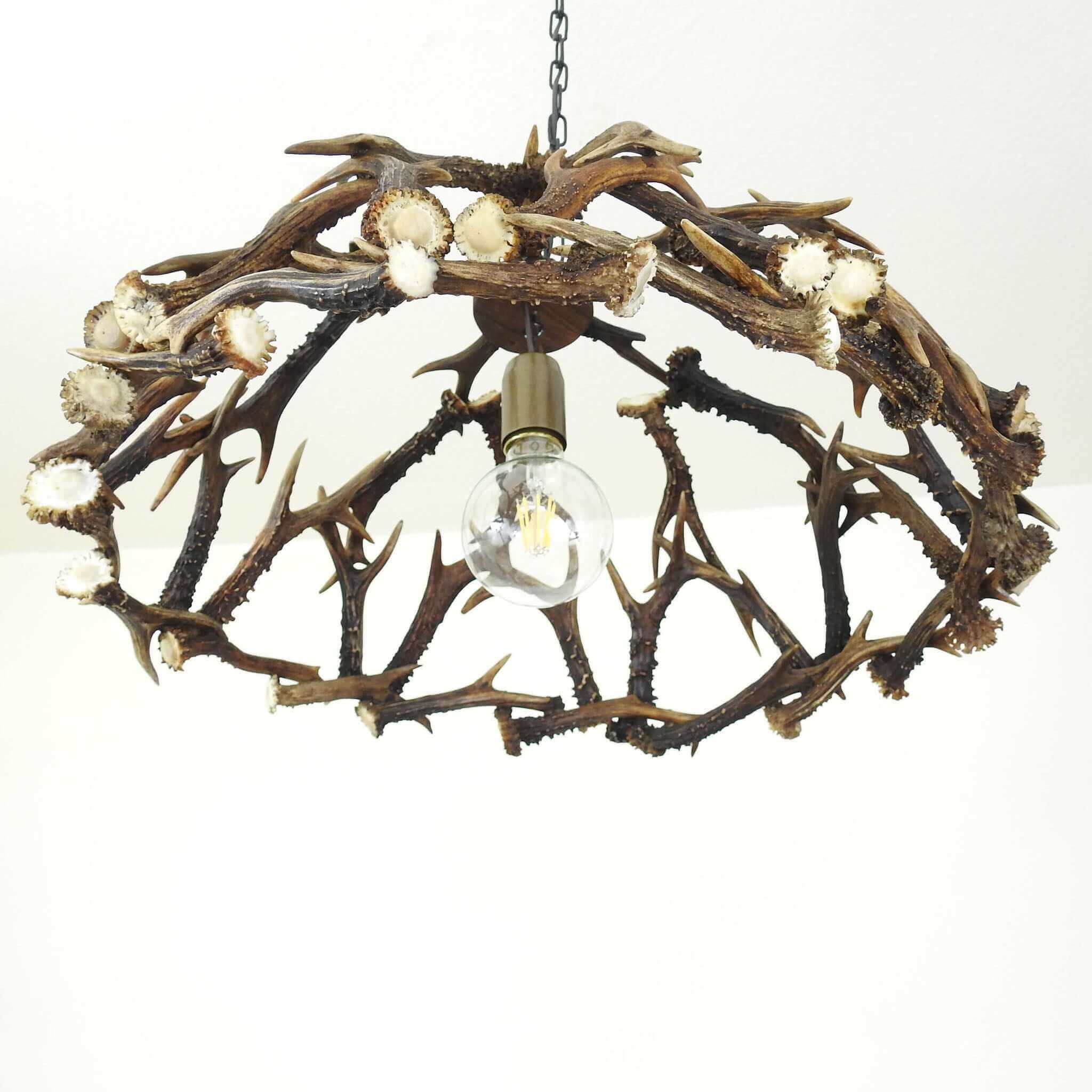Real antler table ceiling lamp