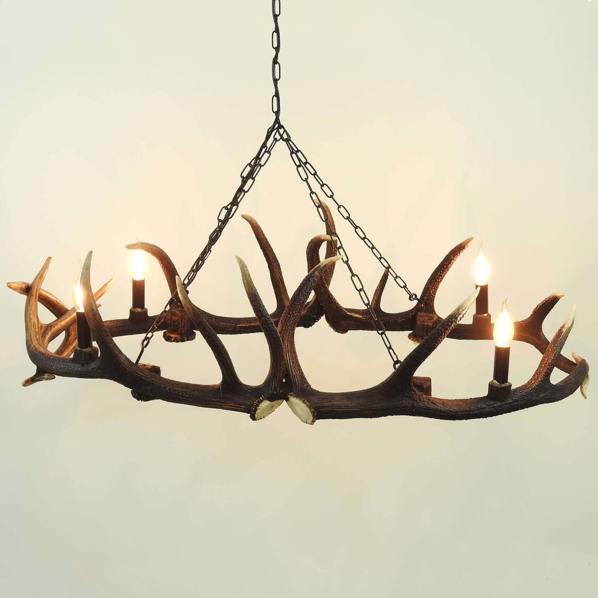 Elipse antler chandelier for 8 lights