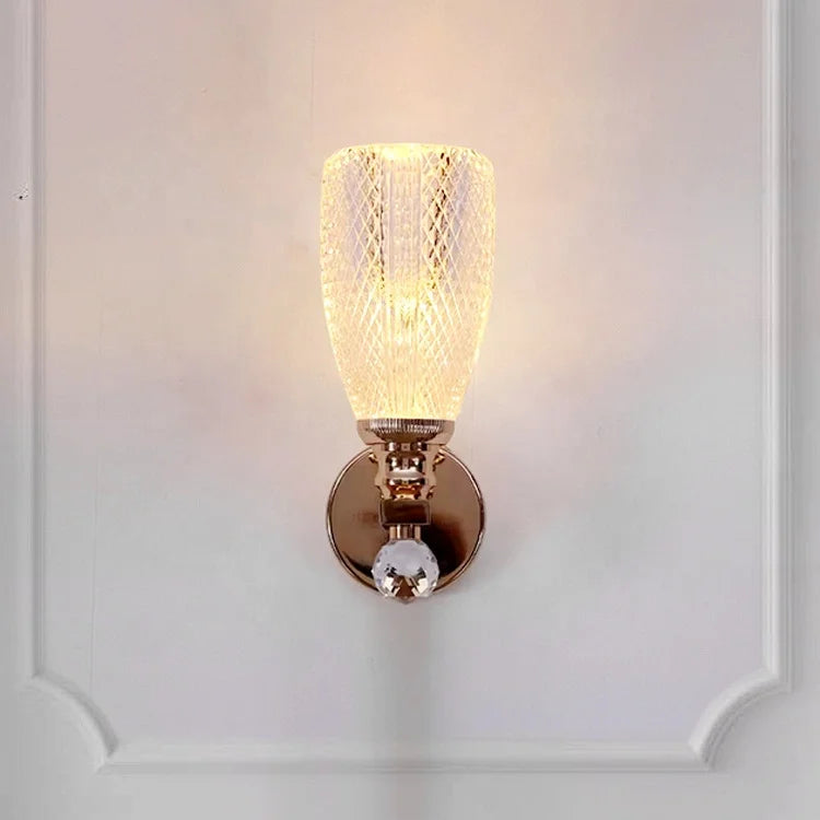 French gold wall light