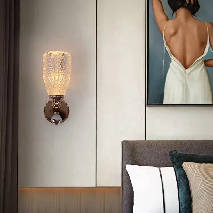 French gold wall light