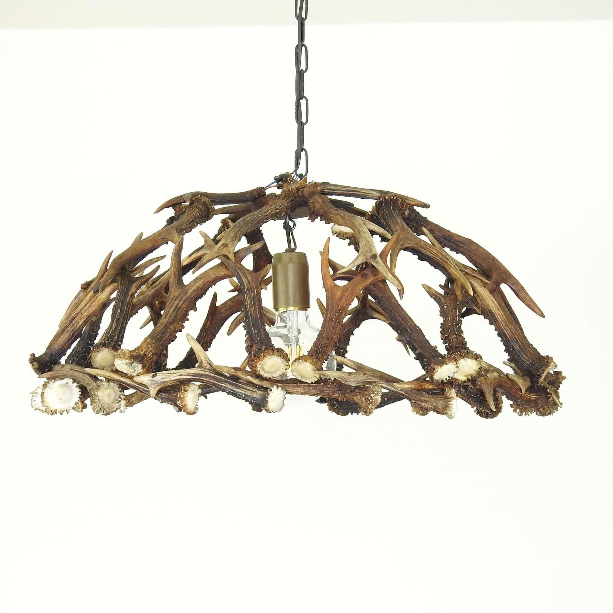 Real antler table ceiling lamp