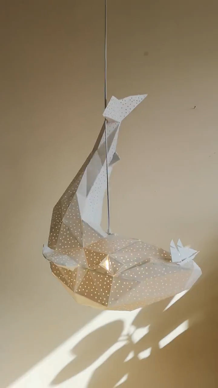 Pendant whale light