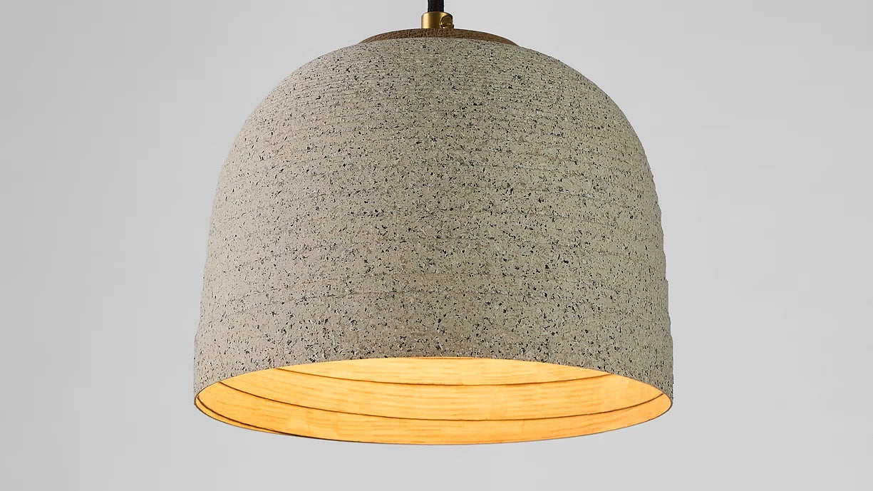 Pendant lamp half a cup