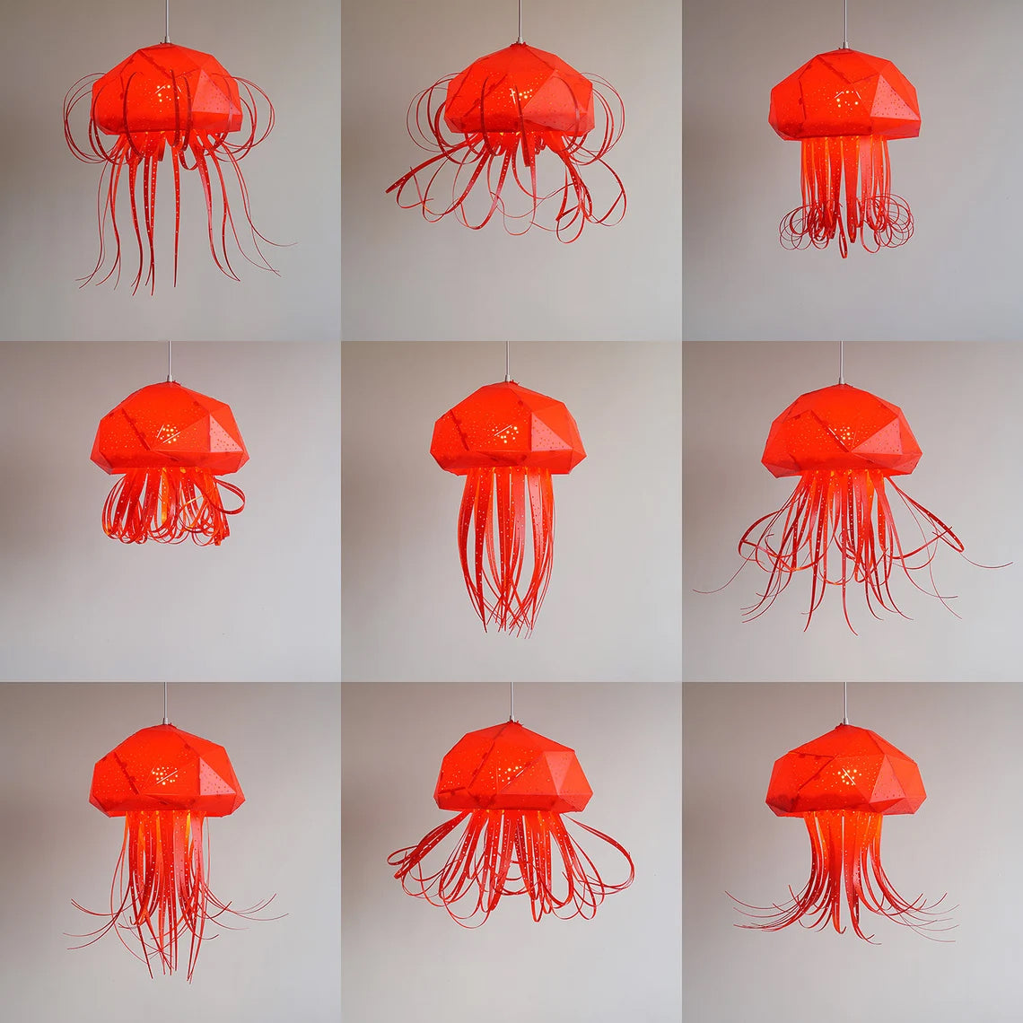 Pendant jellyfish 1 light