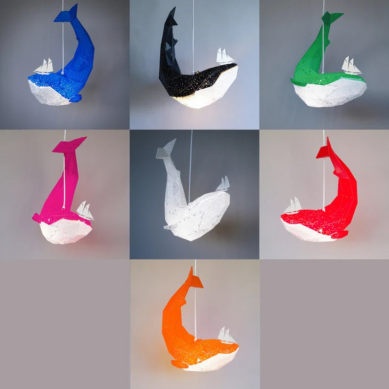 Pendant whale light