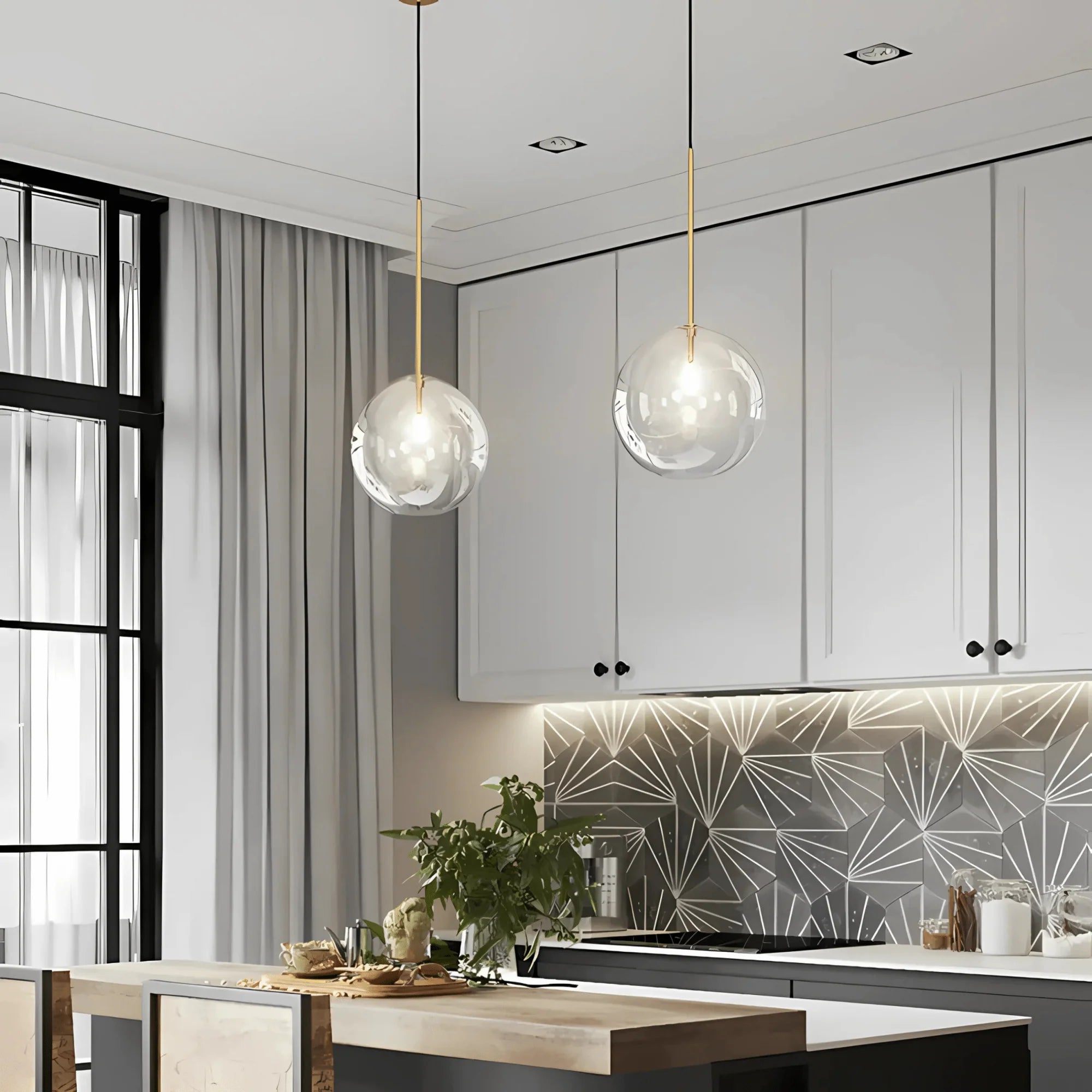 Jasper pendant light