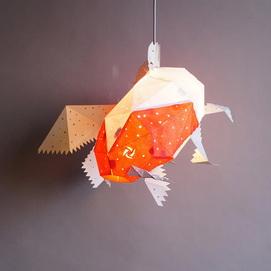 Pendant Koi Kohaku light var.1